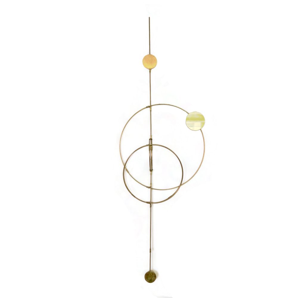 Kaja Skytte Wall Orbit Brass Art Home Hanging decoration Plants Planteplaneter København Design For her Unik Gaveidéer Inspiration Minimalism Galaxy Globe Scandinavian Danish Julegaveidé Fri fragt