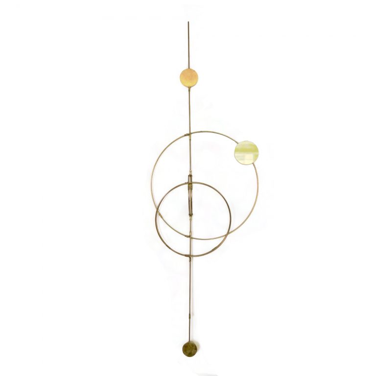 Kaja Skytte Wall Orbit Brass Art Home Hanging decoration Plants Planteplaneter København Design For her Unik Gaveidéer Inspiration Minimalism Galaxy Globe Scandinavian Danish Julegaveidé Fri fragt