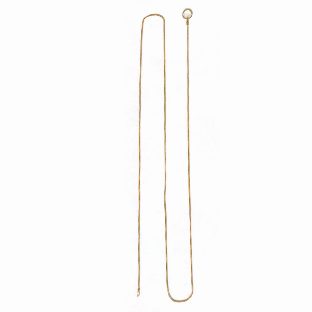 Kaja Skytte chain hook extender forlænger brass galaxy globe danish design