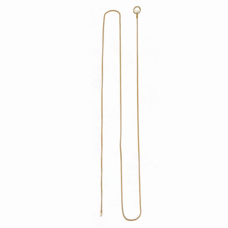 Kaja Skytte chain hook extender forlænger brass galaxy globe danish design