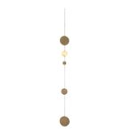 Kaja Skytte Meteor Rain Brass Hanging decoraiton Collectable Reflecting Light Decorative København Design Unik Gaveidéer Inspiration Minimalism Poetic Scandinavian Danish Julegaveidé Fri fragt